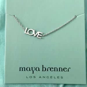 Silver Maya Brenner Designs LOVE Bracelet